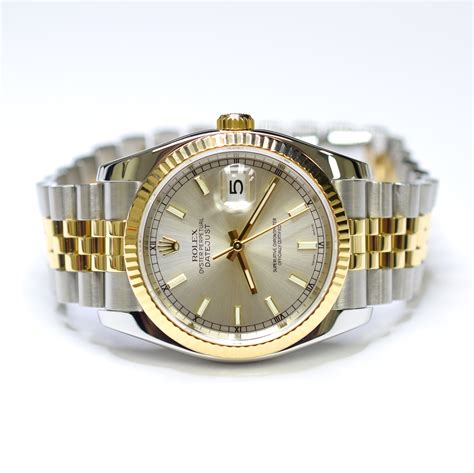 Rolex oyster datejust gold